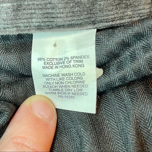 NWT Express dark gray corduroy flare pants 31 - Picture 13 of 13